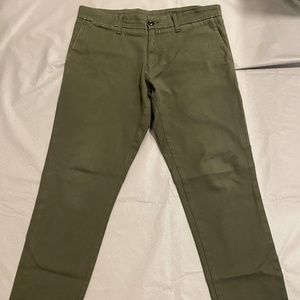 CARHARTT WIP "SID PANT" OLIVE GREEN SZ. 32x32